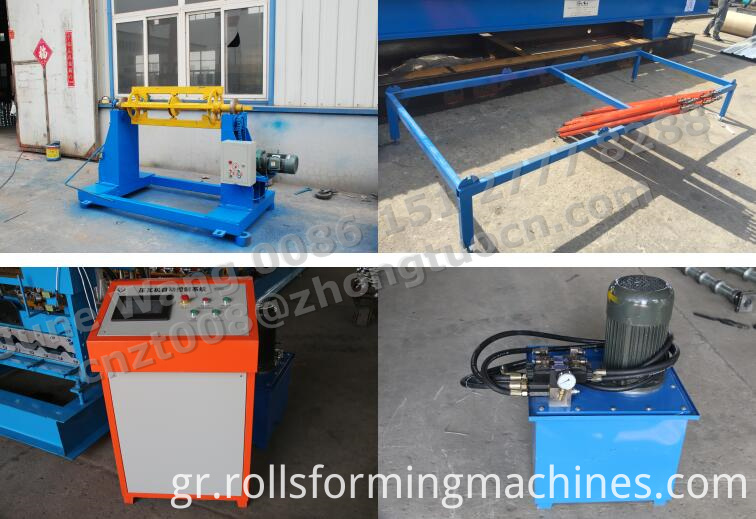 μηχανή σχηματισμού ρολών στεγών glazed tile machine